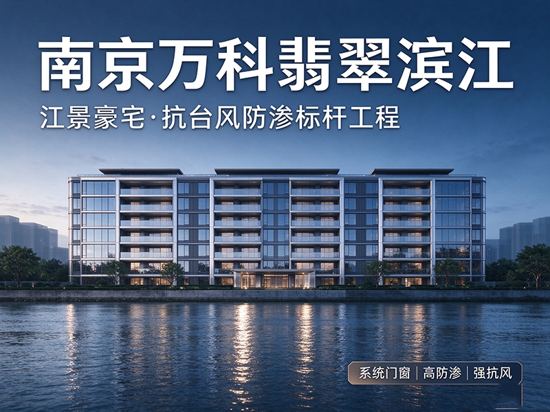 南京万科翡翠滨江｜江景豪宅·抗台风防渗标杆工程