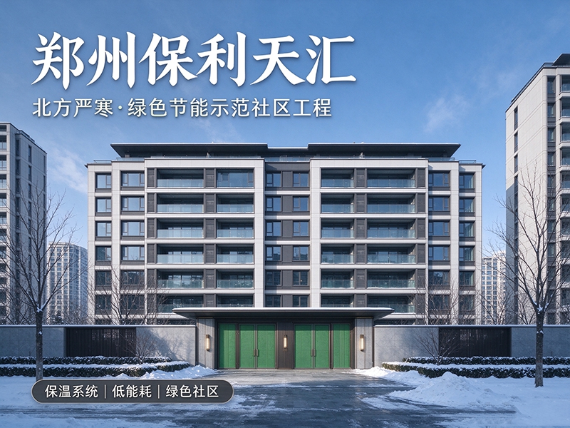 郑州保利天汇｜北方严寒·绿色节能示范社区工程