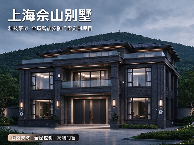 上海佘山别墅｜科技豪宅·全屋智能安防门窗定制项目