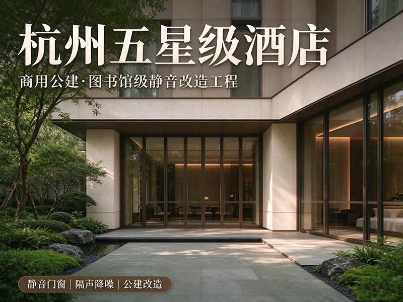 杭州五星级酒店｜商用公建·图书馆级静音改造工程