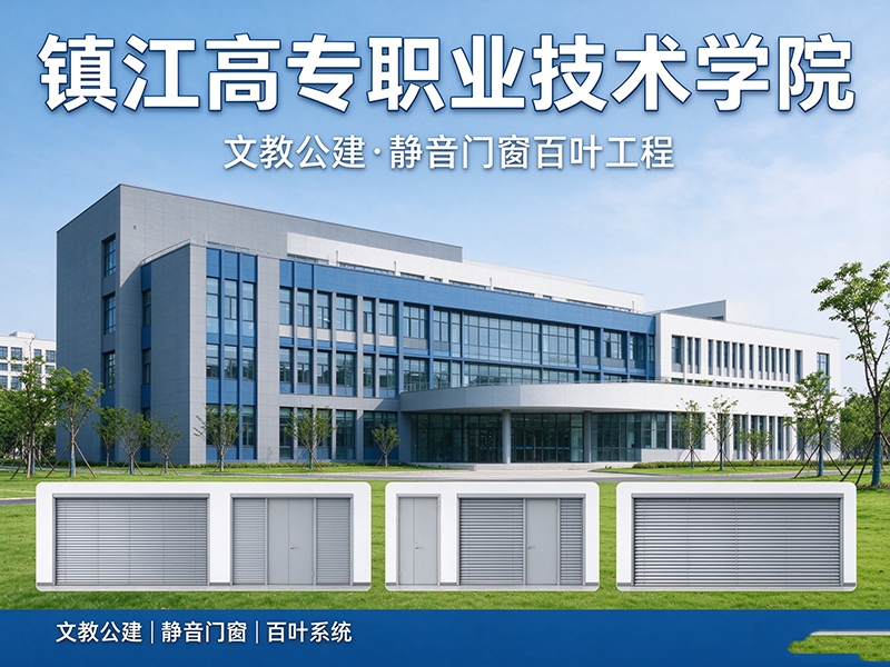 镇江高专职业技术学院｜文教公建·静音门窗百叶工程