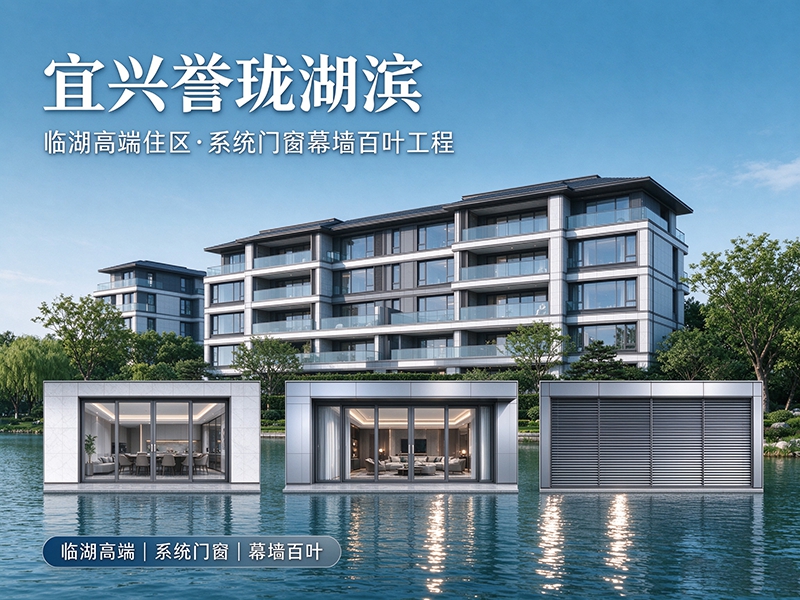 宜兴誉珑湖滨｜临湖高端住区·系统门窗幕墙百叶工程