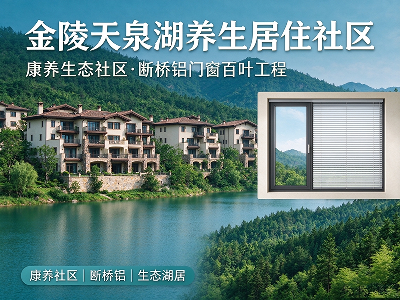 金陵天泉湖养生居住社区｜康养生态社区·断桥铝门窗百叶工程