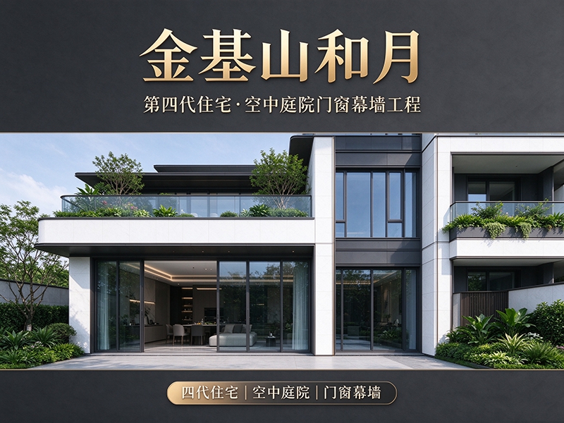 金基山和月｜第四代住宅·空中庭院门窗幕墙工程