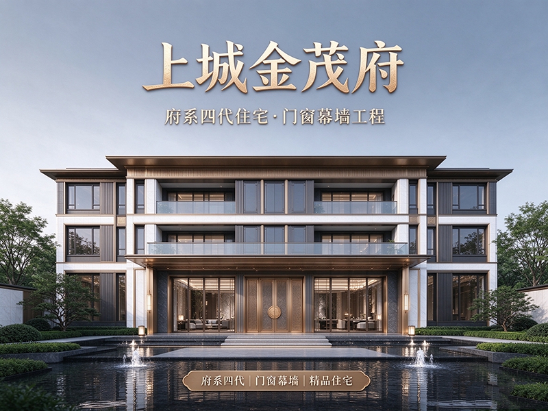 上城金茂府｜府系四代住宅·门窗幕墙工程