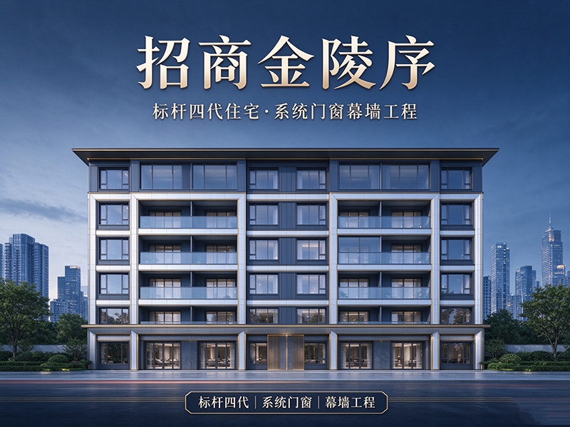 招商金陵序｜标杆四代住宅·系统门窗幕墙工程